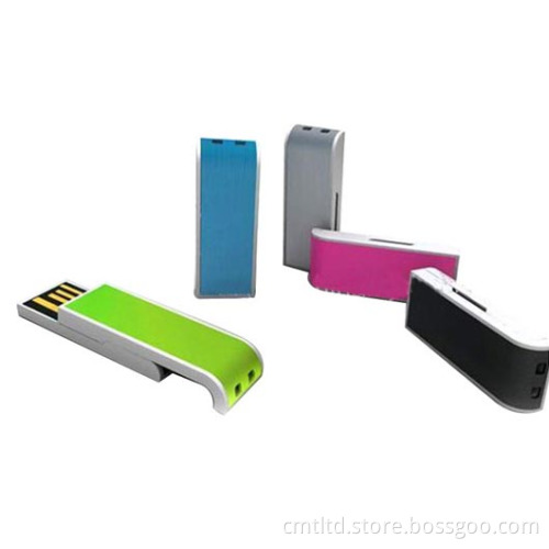 Promotional Customed USB Flash Drive Push Style Slide